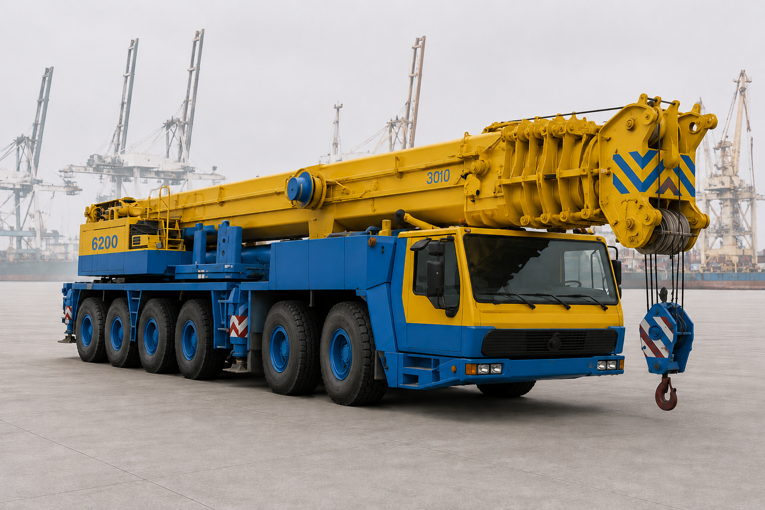 Автокран KRUPP KMK 6200